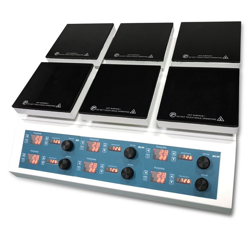 HMS-901D4聯(lián)、6聯(lián)多工位新型加熱磁力攪拌器